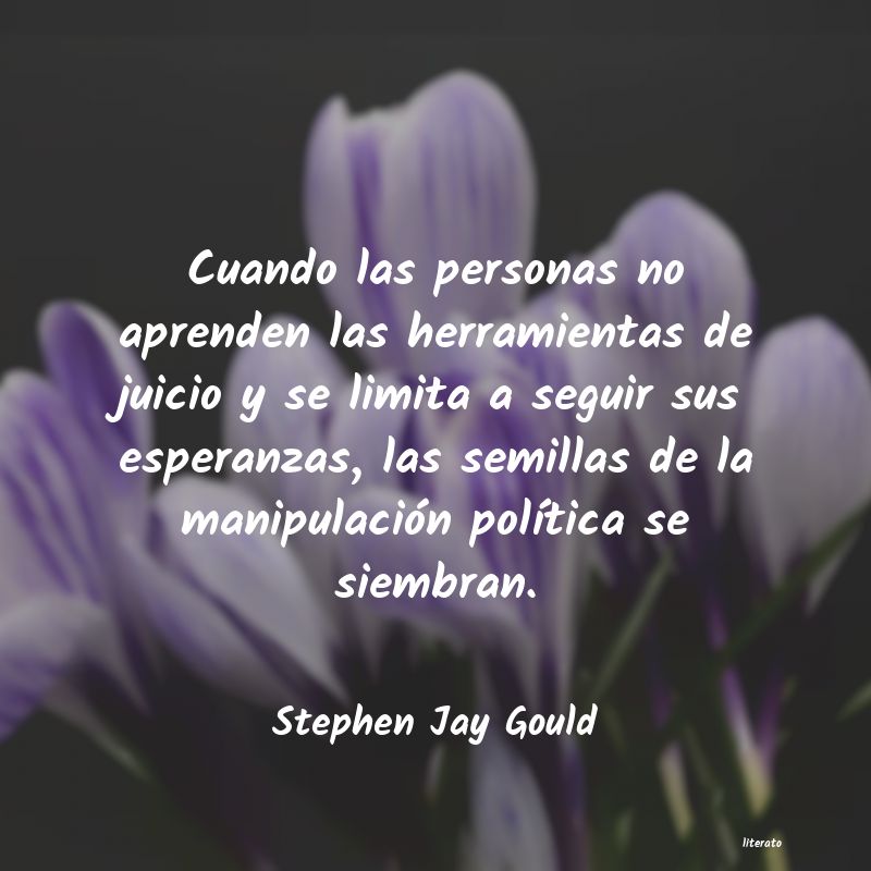 Frases de Stephen Jay Gould