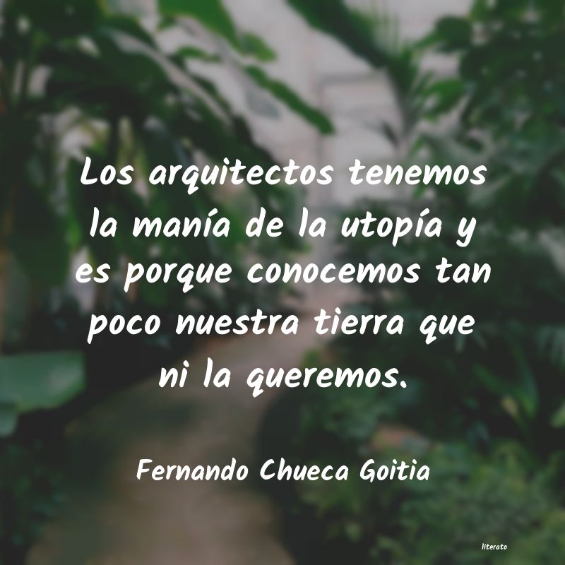Frases de Fernando Chueca Goitia