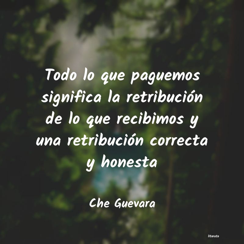 frases de Che Guevara