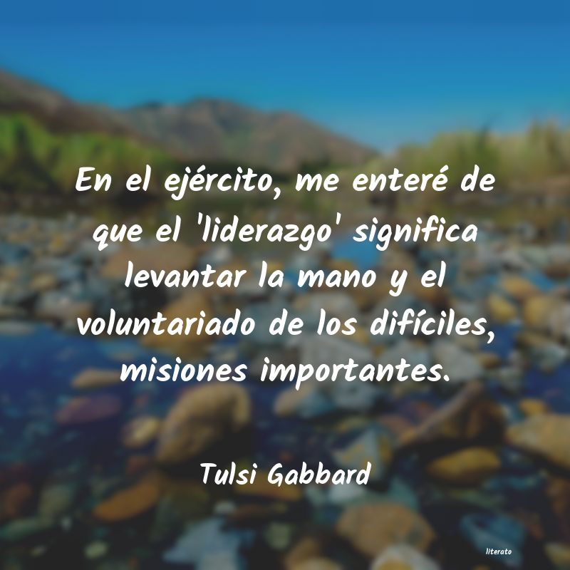 Frases de Tulsi Gabbard