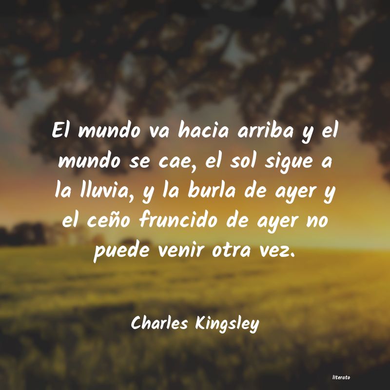 frases de Charles Kingsley