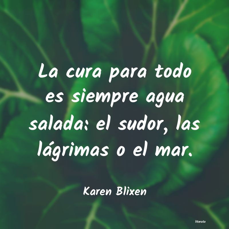 Frases de Karen Blixen