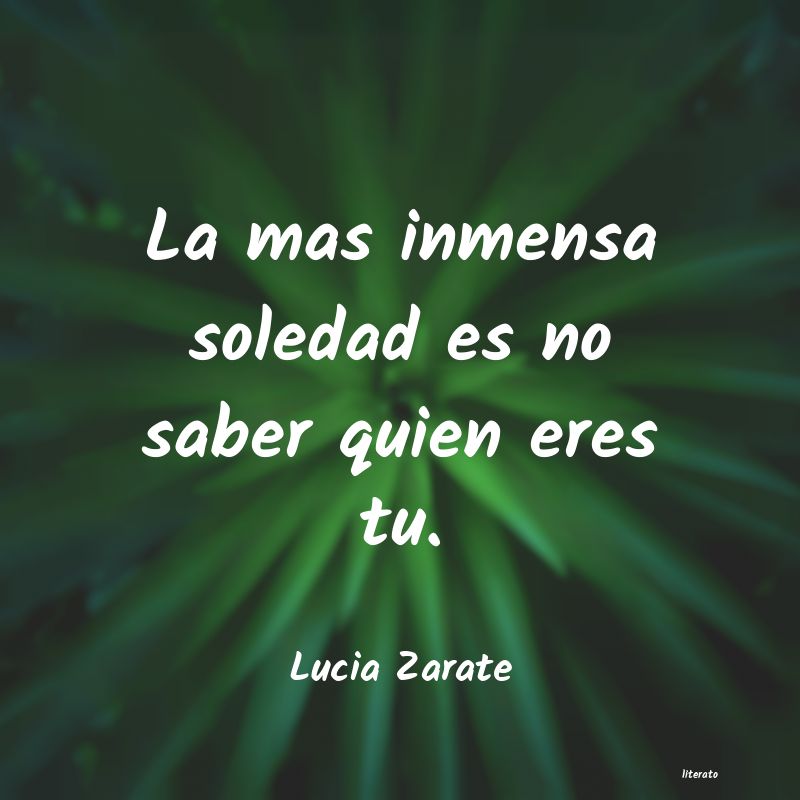 Frases de Lucia Zarate