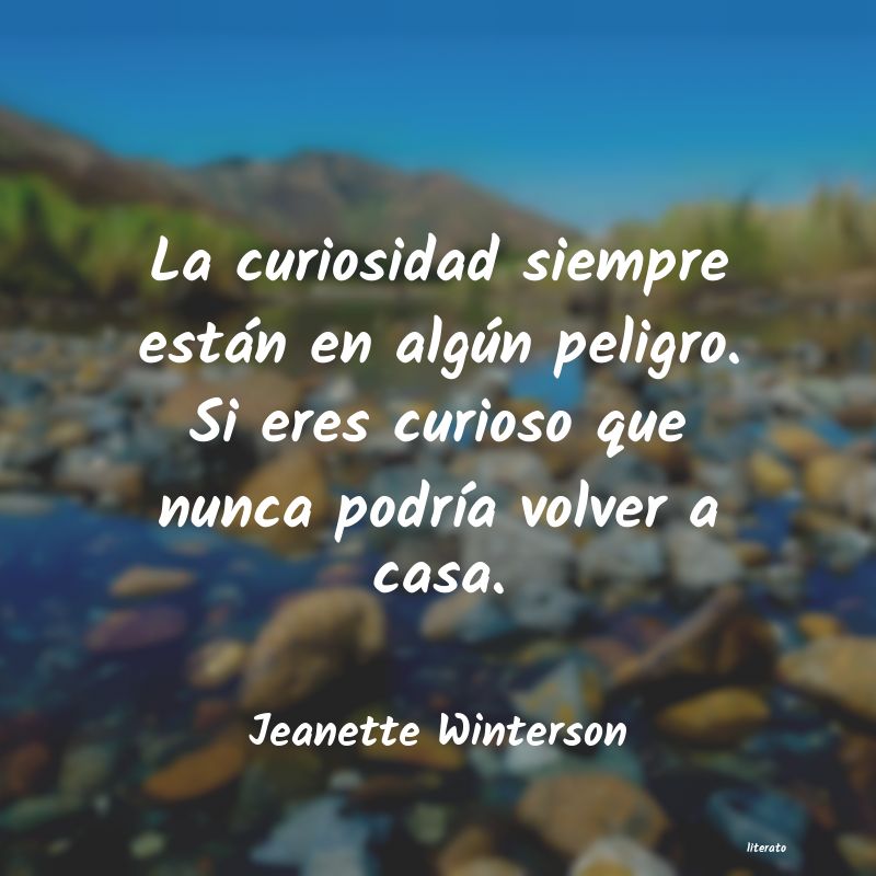 Frases de Jeanette Winterson