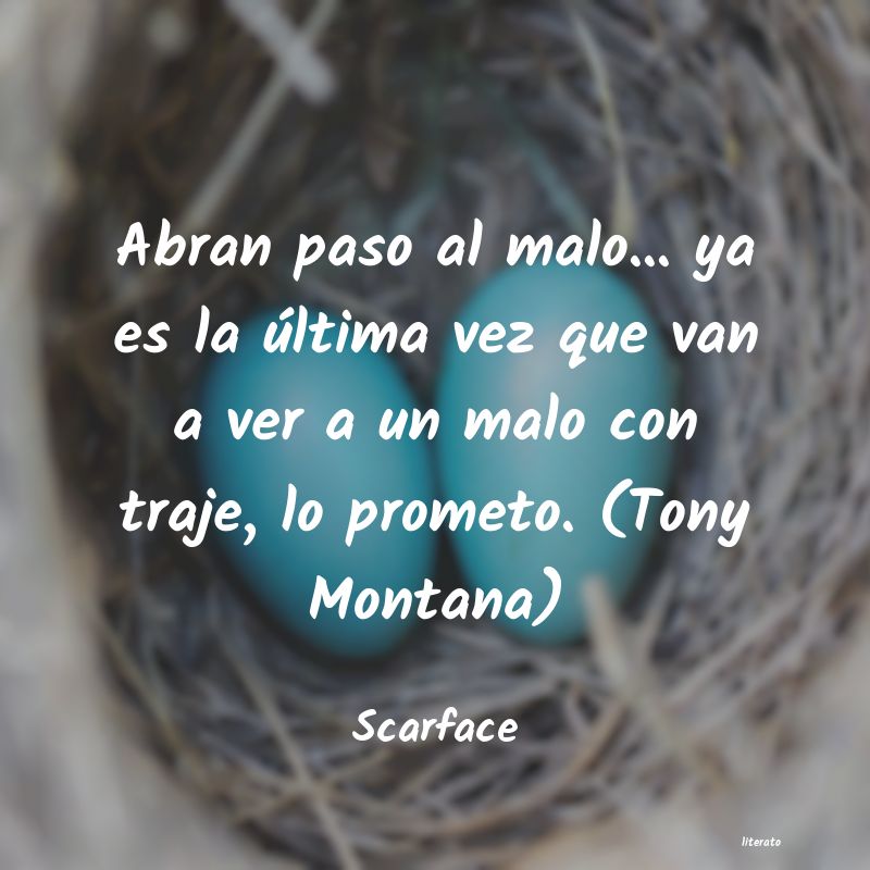 frases de Scarface