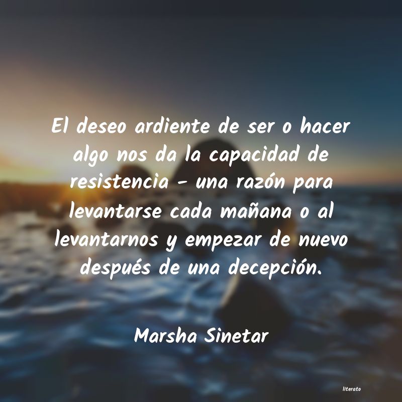 Frases de Marsha Sinetar