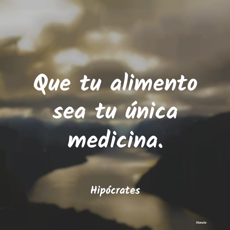 frases de hipocrates medicina