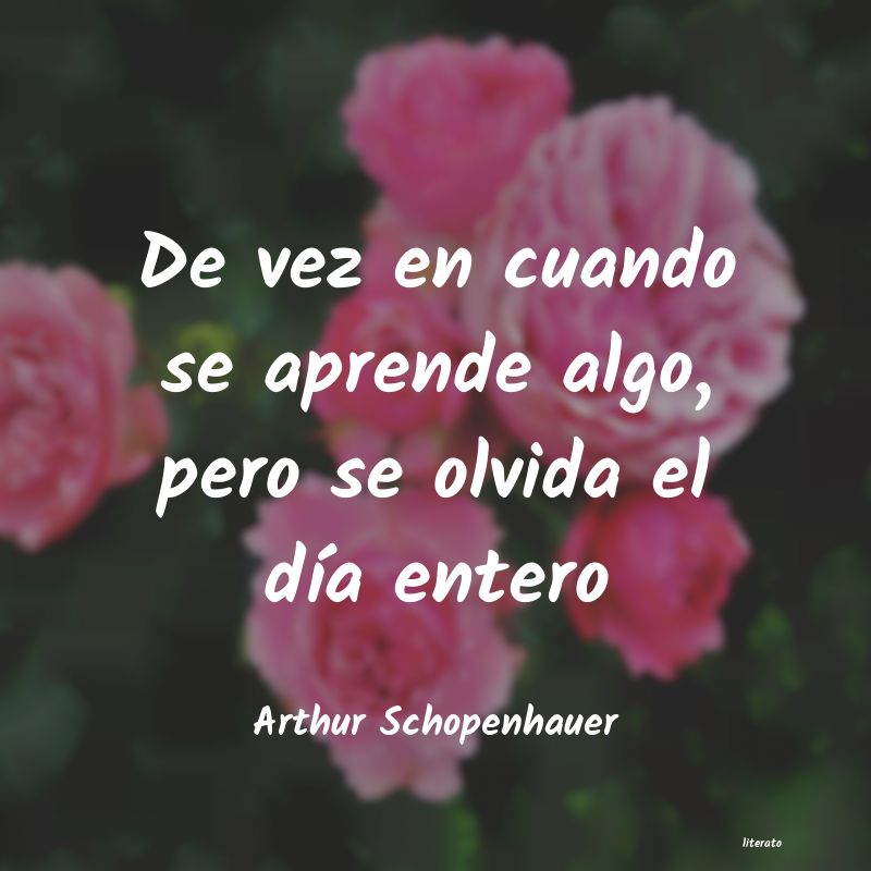 Frases de Arthur Schopenhauer