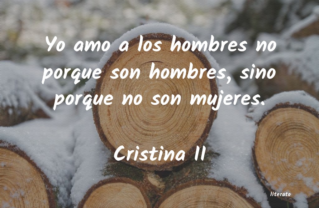 frases de Cristina II