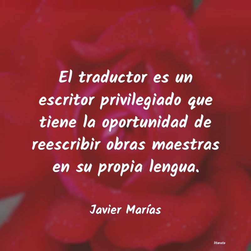 Frases de Javier Marías