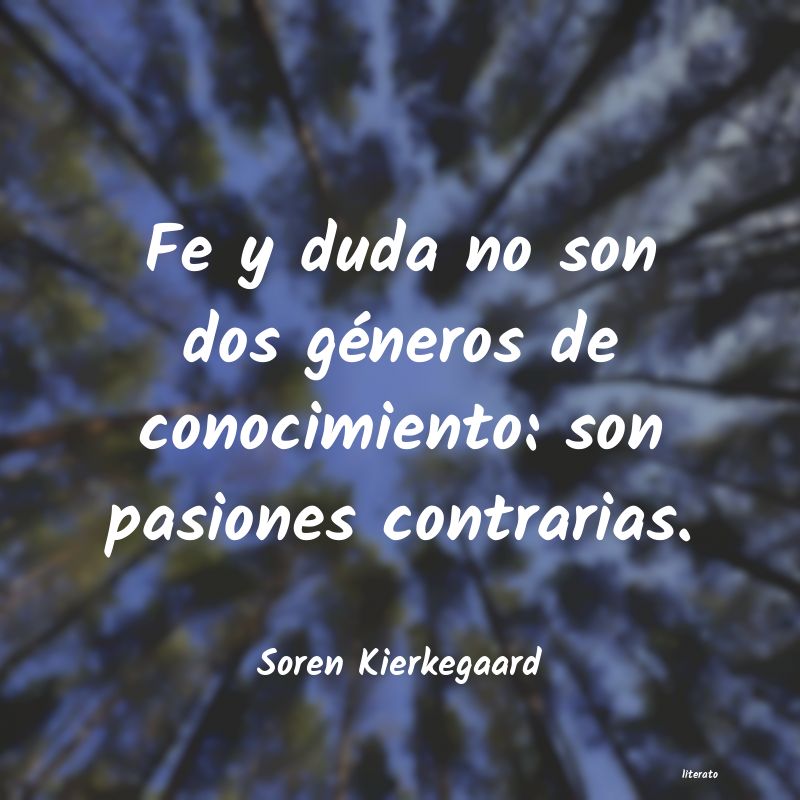 frases de Soren Kierkegaard
