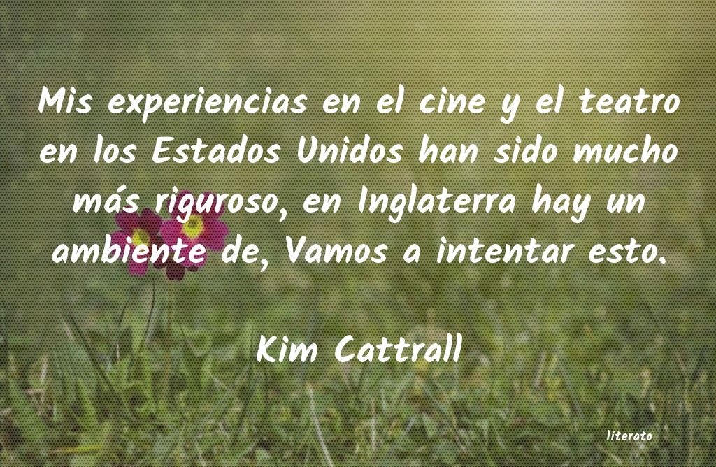 Frases de Kim Cattrall