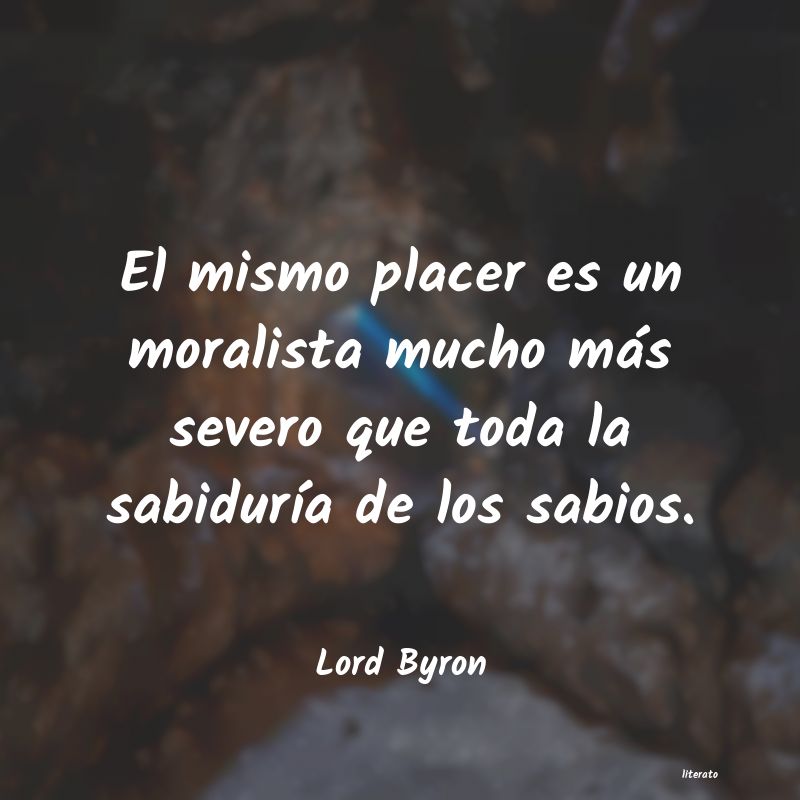 Frases de Lord Byron