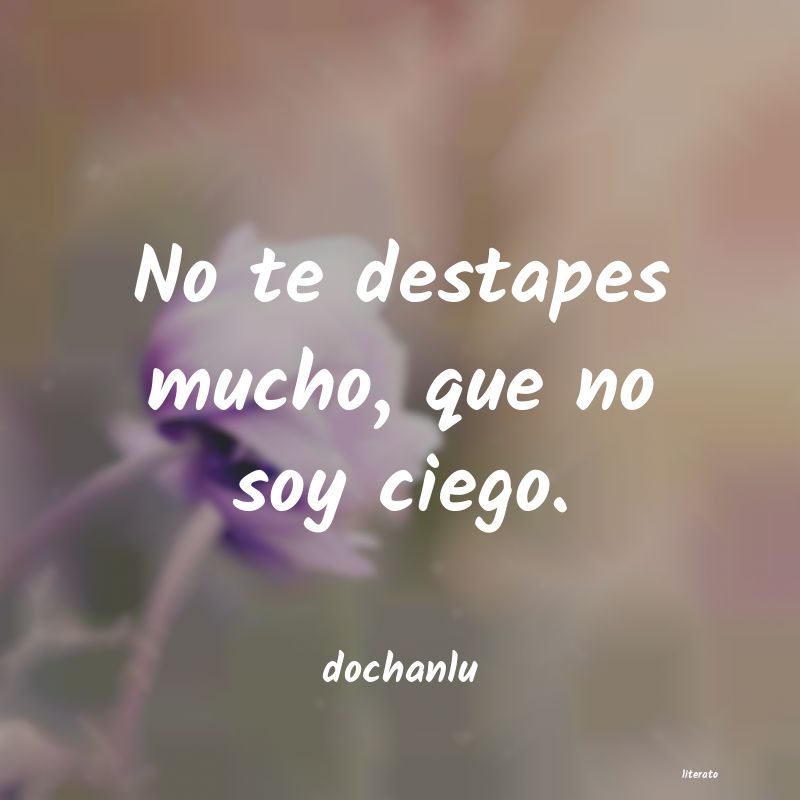 Frases de dochanlu