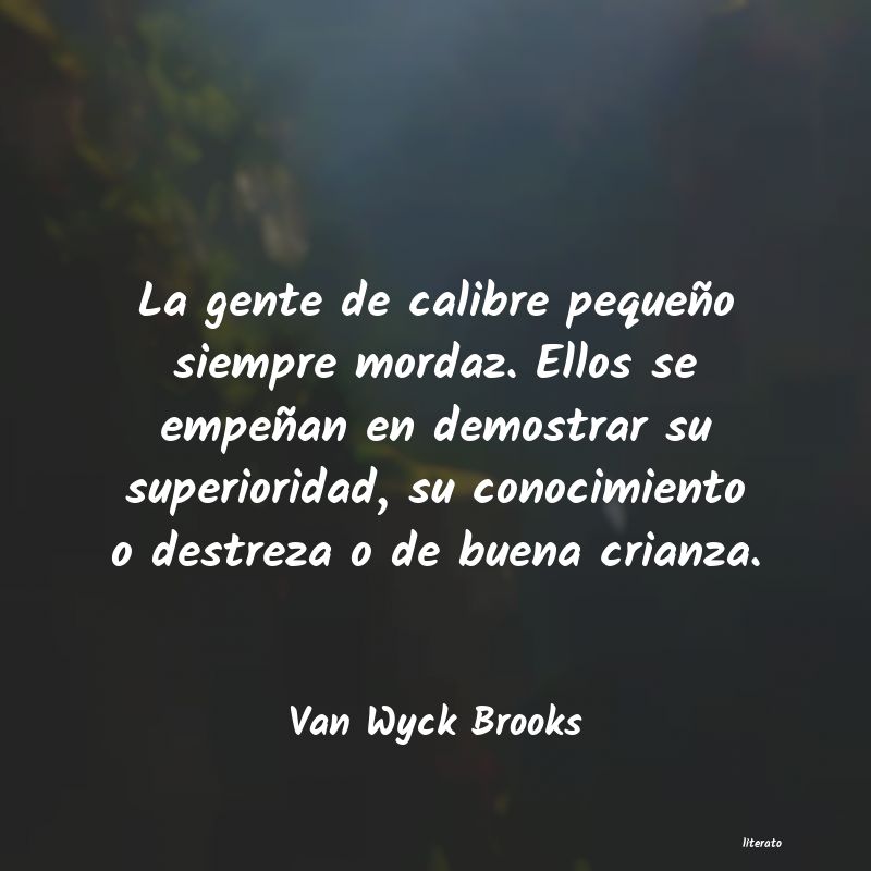 Frases de Van Wyck Brooks
