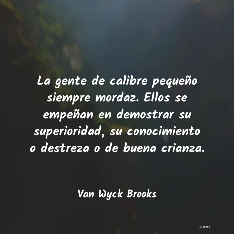 frases de Van Wyck Brooks