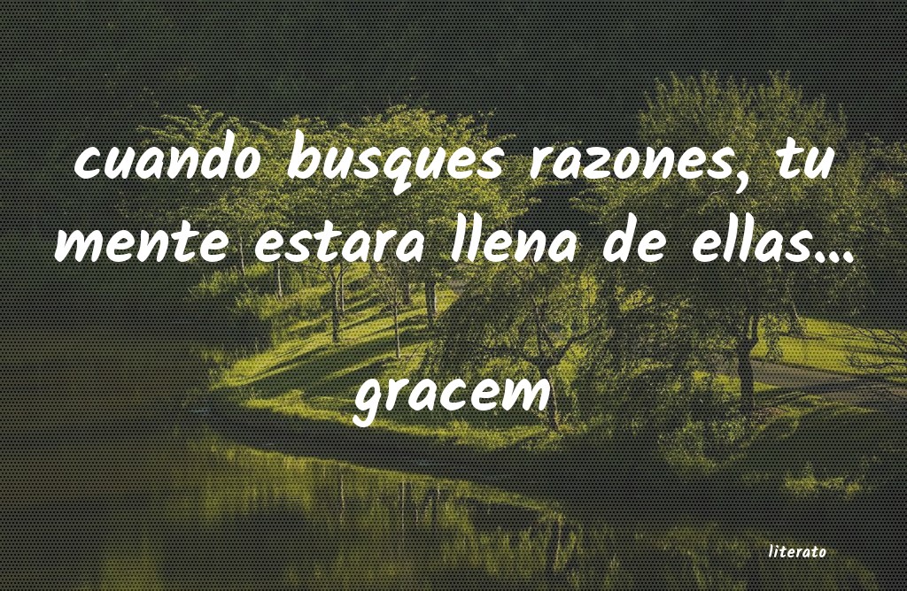 frases de gracem