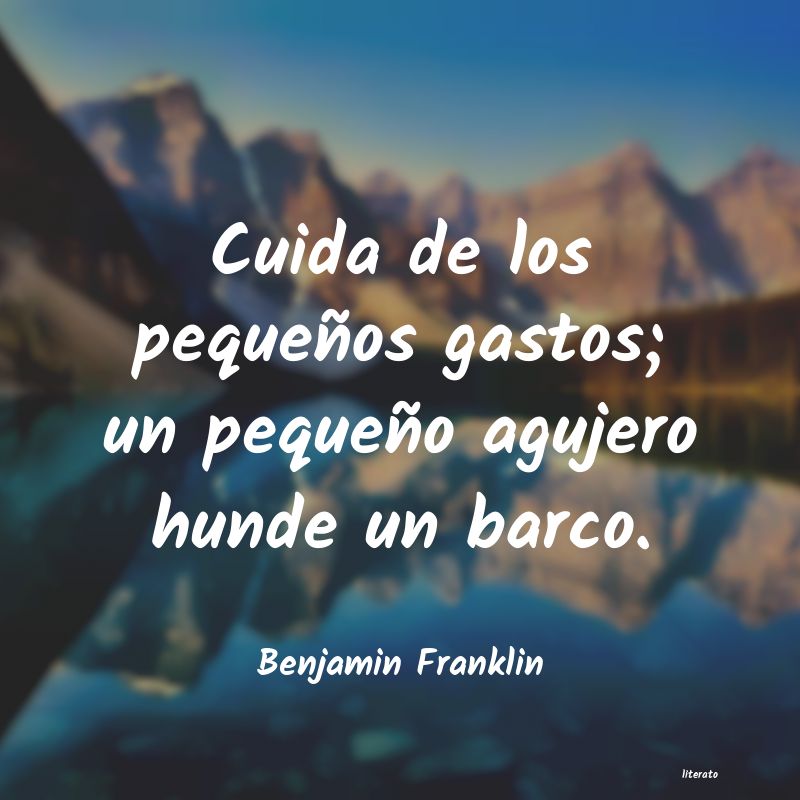 Frases de Benjamin Franklin