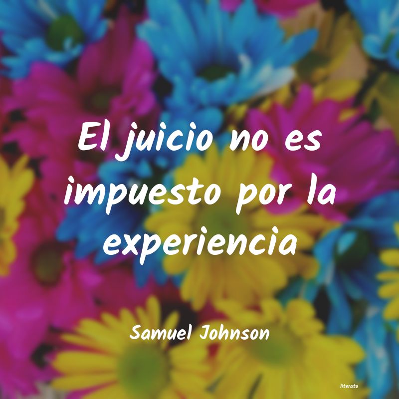 Frases de Samuel Johnson