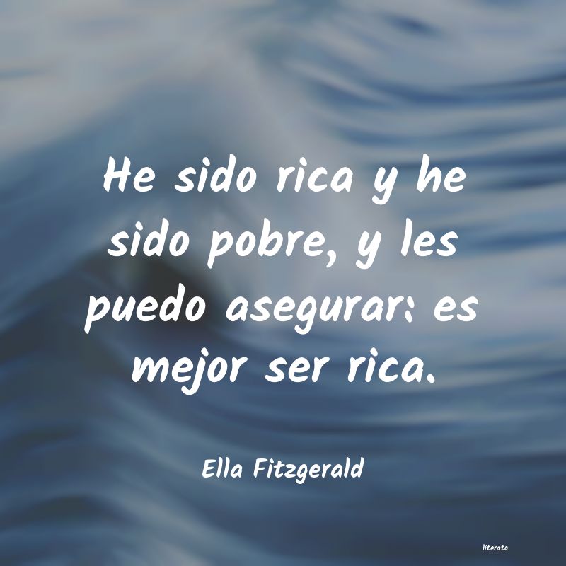 Frases de Ella Fitzgerald