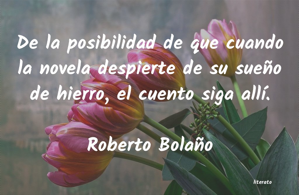 Frases de Roberto Bolaño