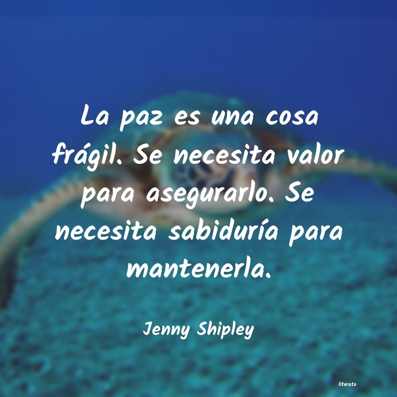 Frases de Jenny Shipley