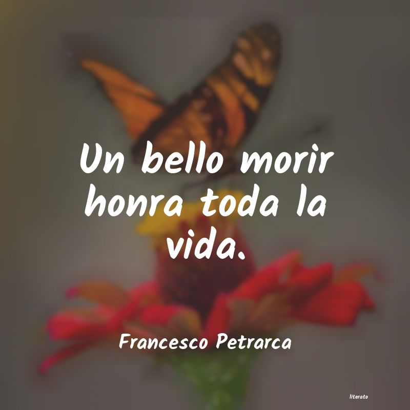 Frases de Francesco Petrarca