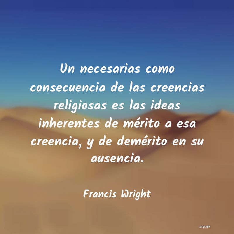 Frases de Francis Wright