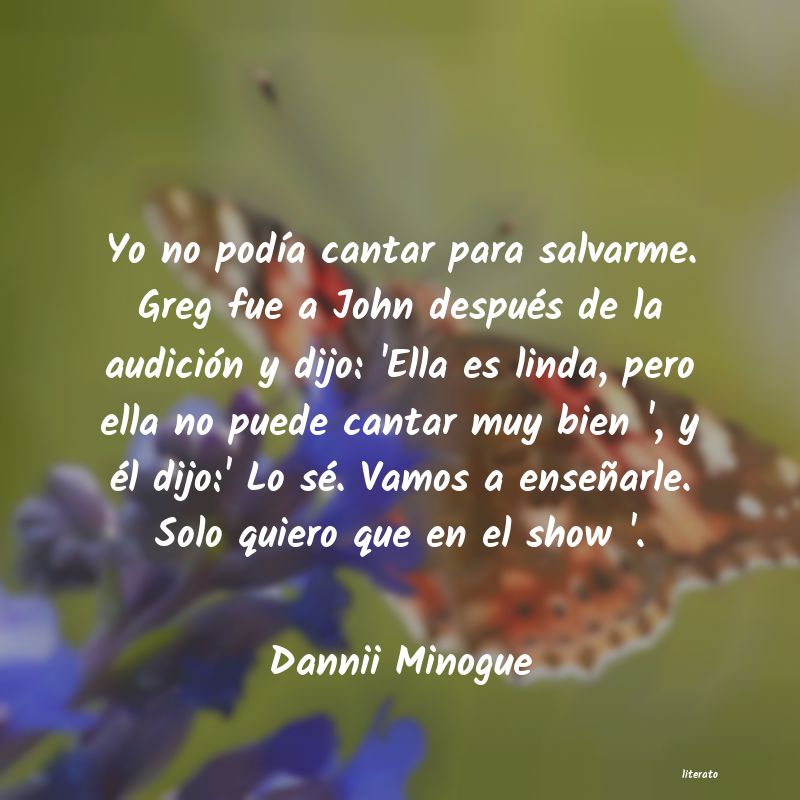 frases de Dannii Minogue