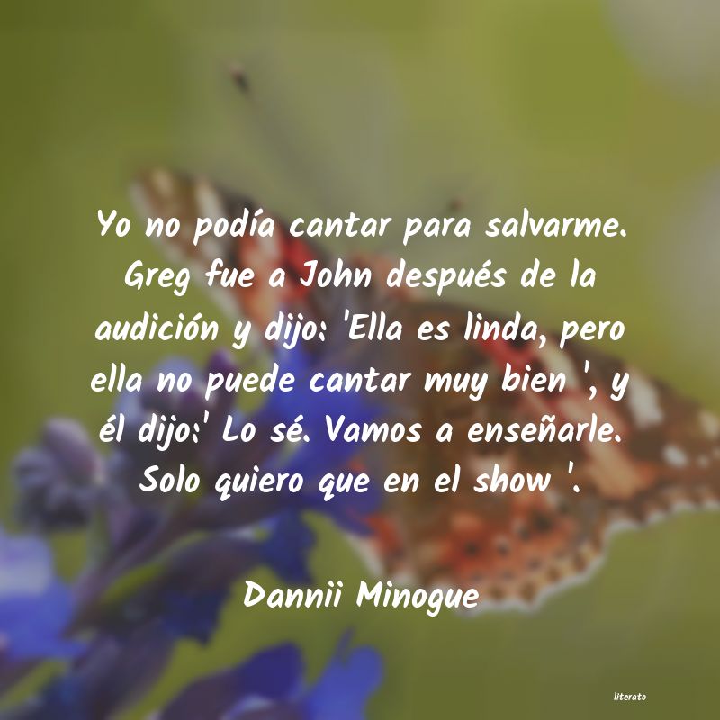 Frases de Dannii Minogue