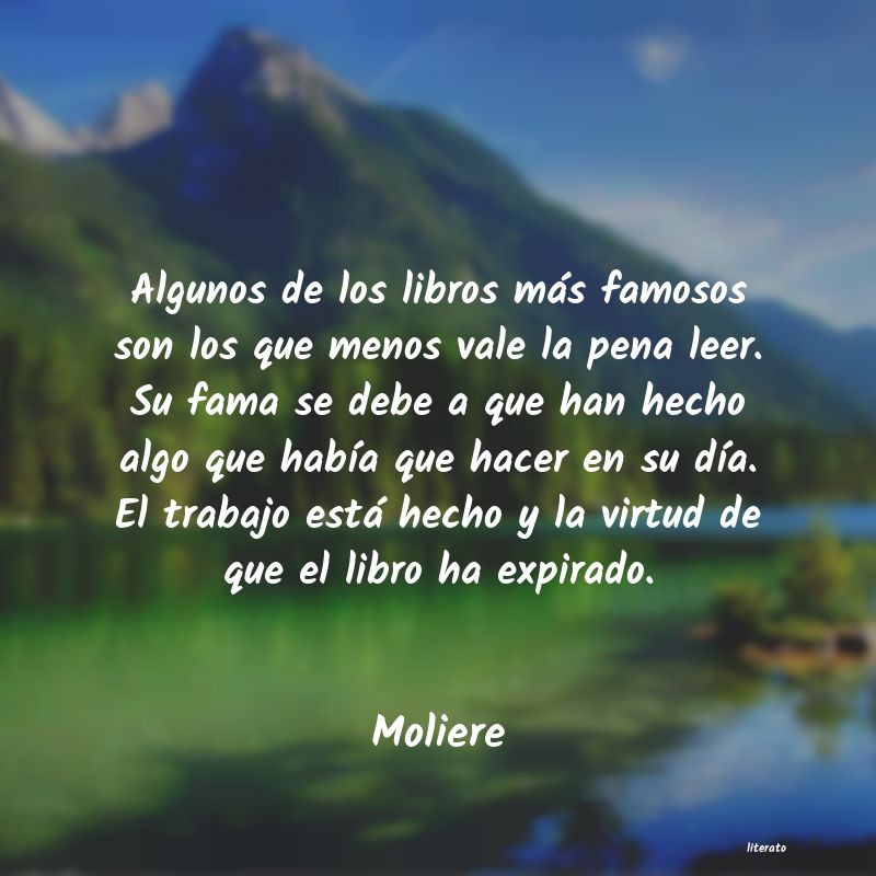 Frases de Moliere