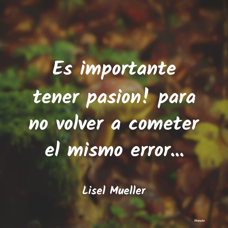 frases de Lisel Mueller