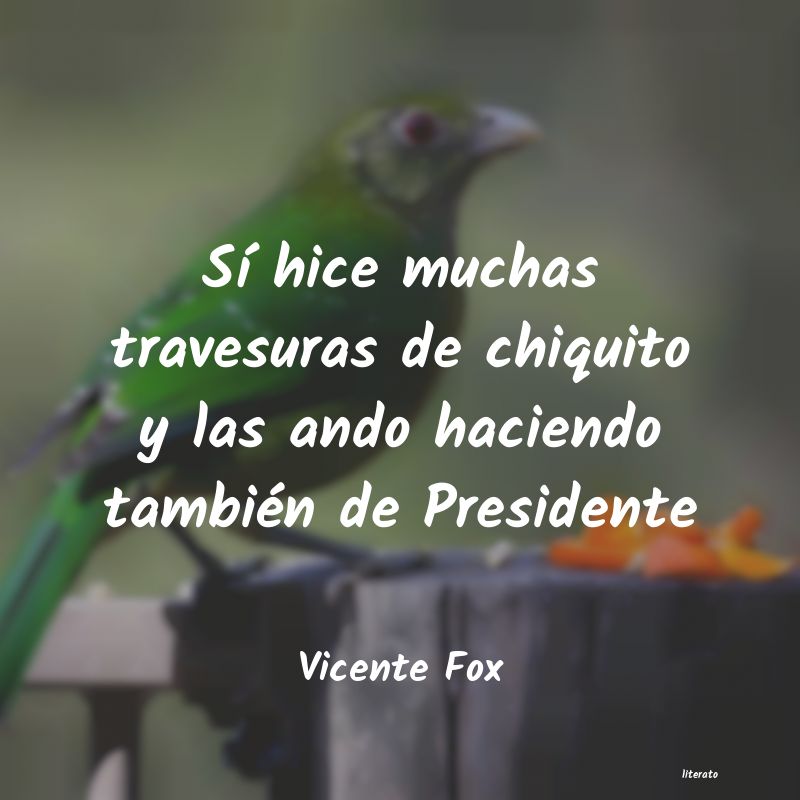 frases de Vicente Fox