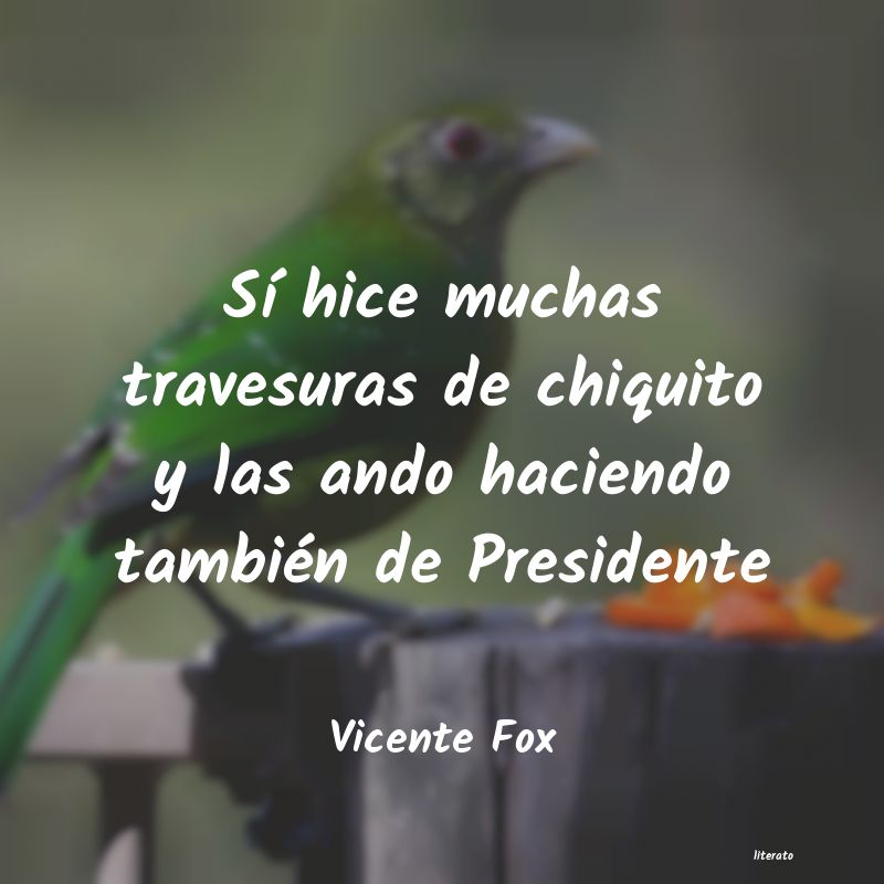 Frases de Vicente Fox