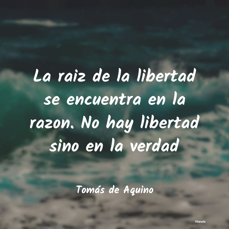 frases de Tomás de Aquino