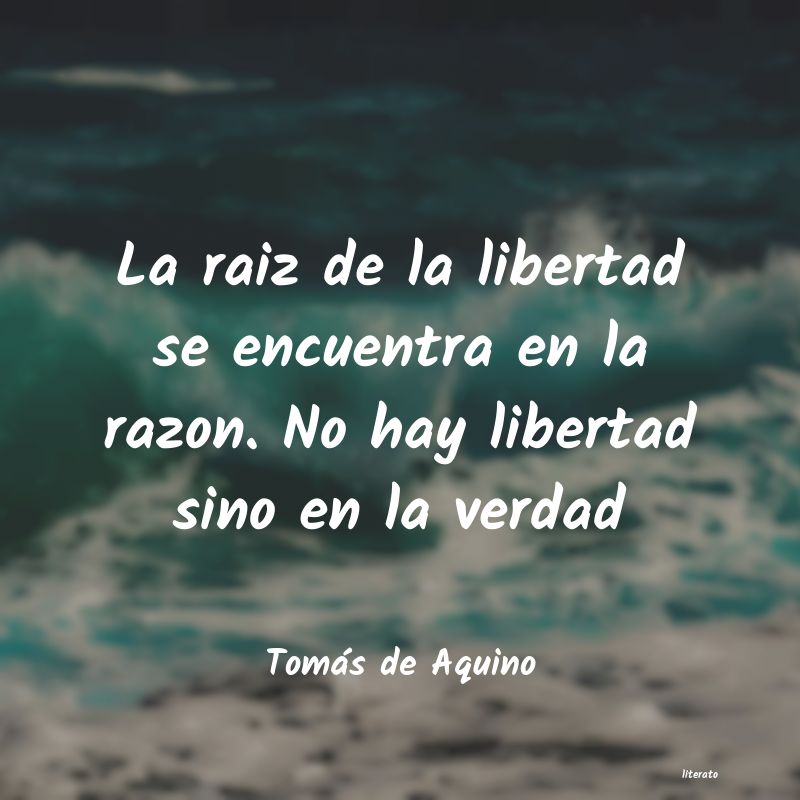 Frases de Tomás de Aquino