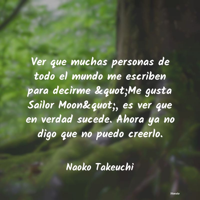 Frases de Naoko Takeuchi