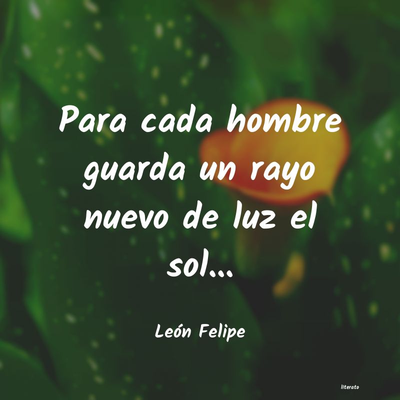 Frases de León Felipe