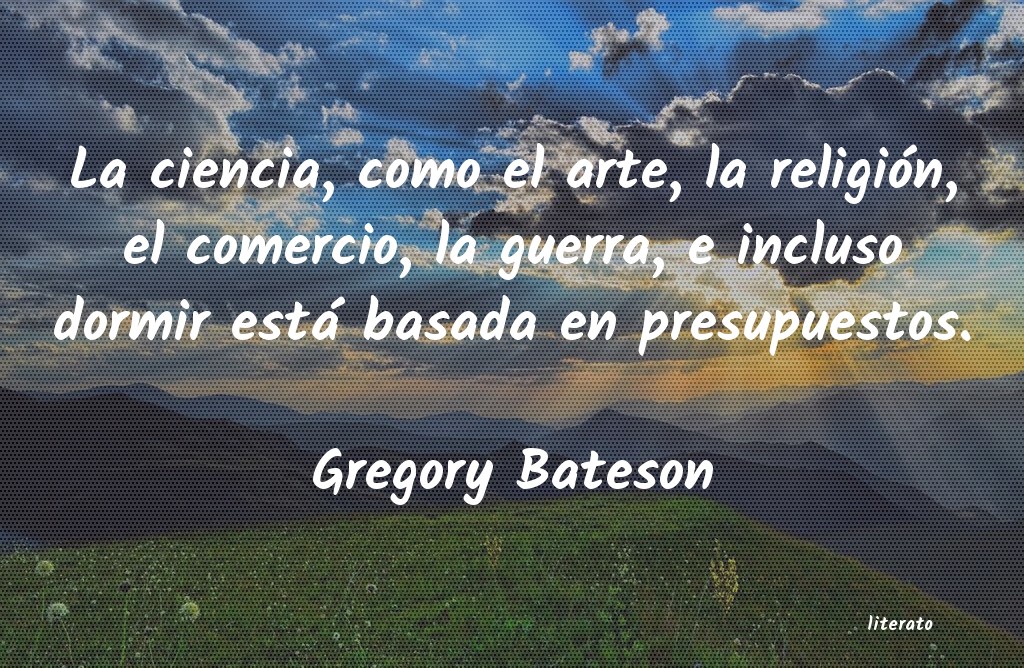 frases de Gregory Bateson