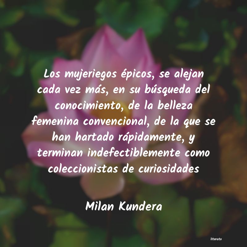frases de Milan Kundera
