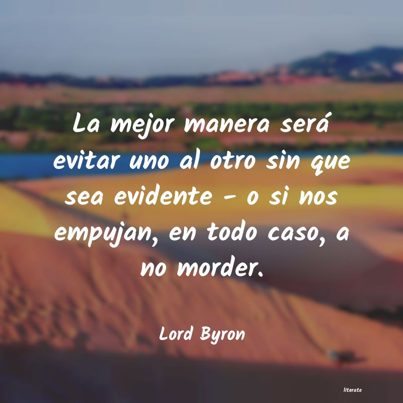 frases de Lord Byron