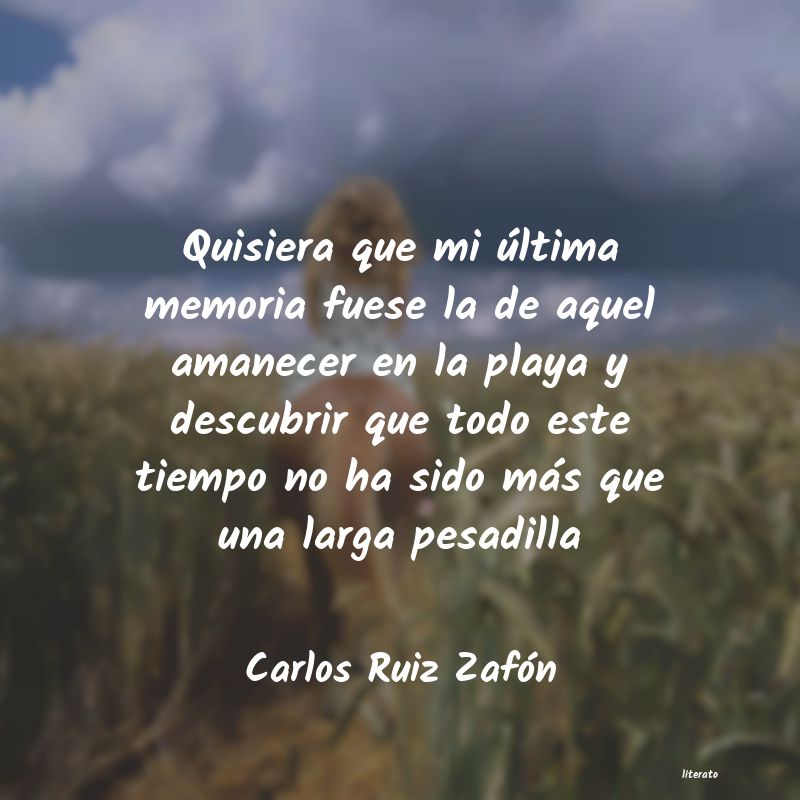 Frases de Carlos Ruiz Zafón