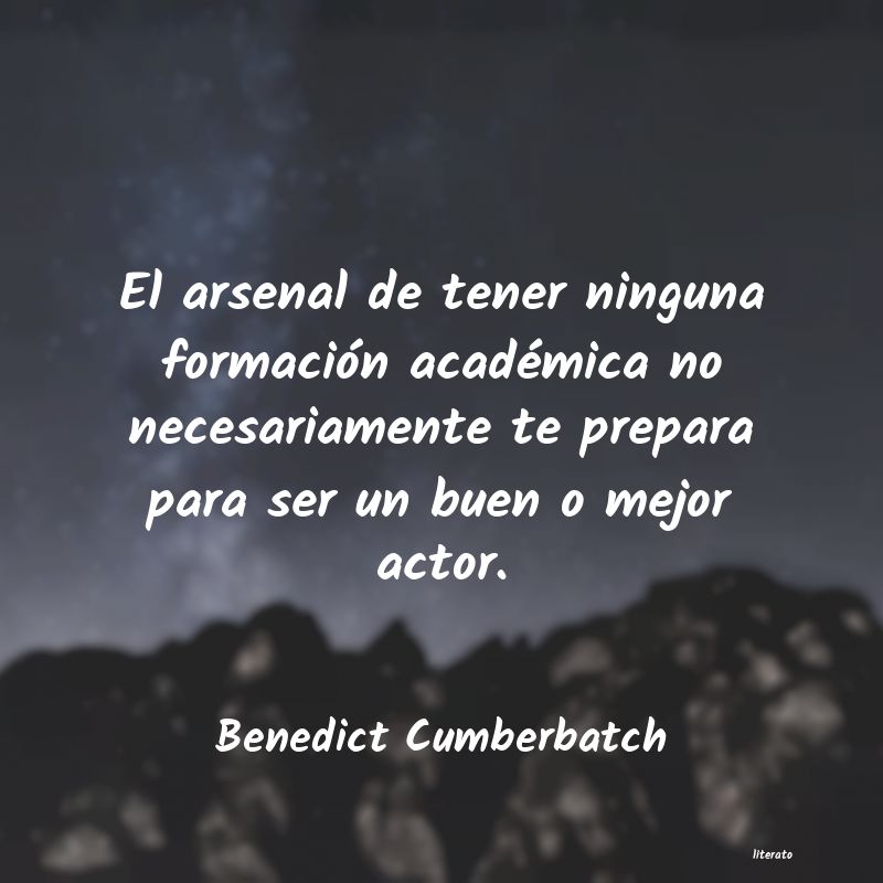 Frases de Benedict Cumberbatch