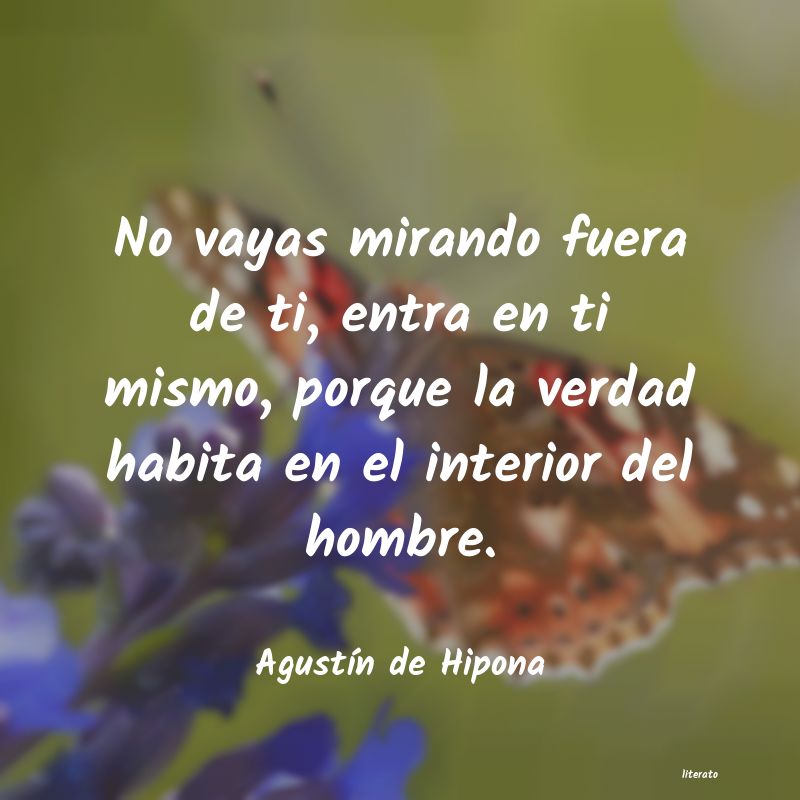 frases de AgustÃ­n de Hipona