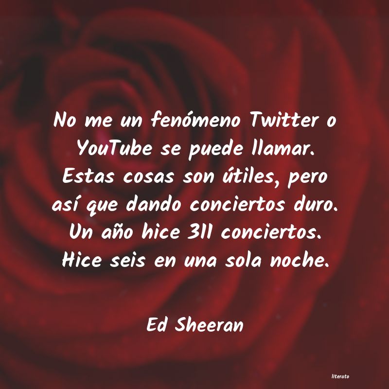frases de Ed Sheeran