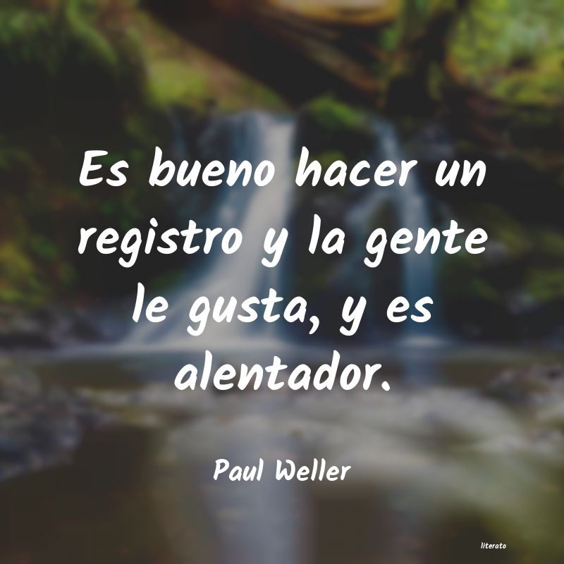 Frases de Paul Weller