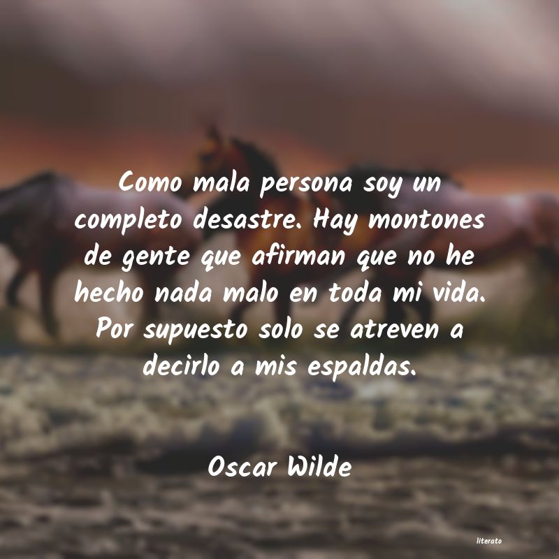 frases de wilde lo malo de las ideas