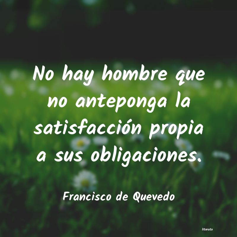frases de Francisco de Quevedo