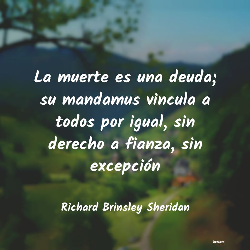 Frases de Richard Brinsley Sheridan