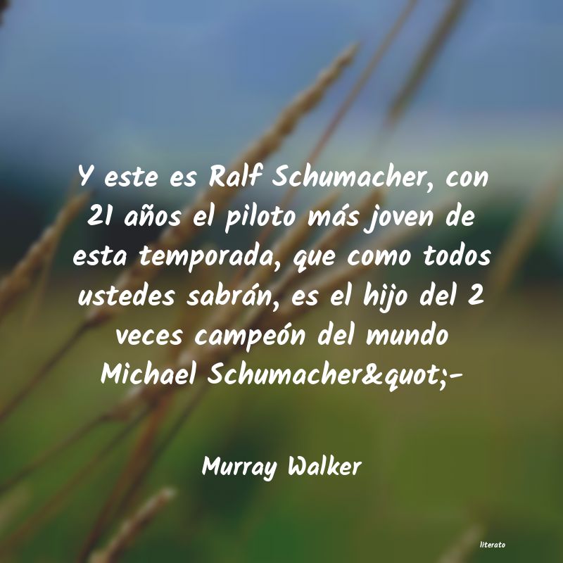 Frases de Murray Walker